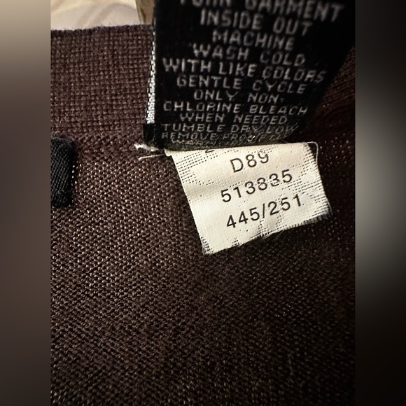 MODA INTERNATIONAL SWEATER/CARDIGAN- BROWN- SIZE S - Picture 5 of 6